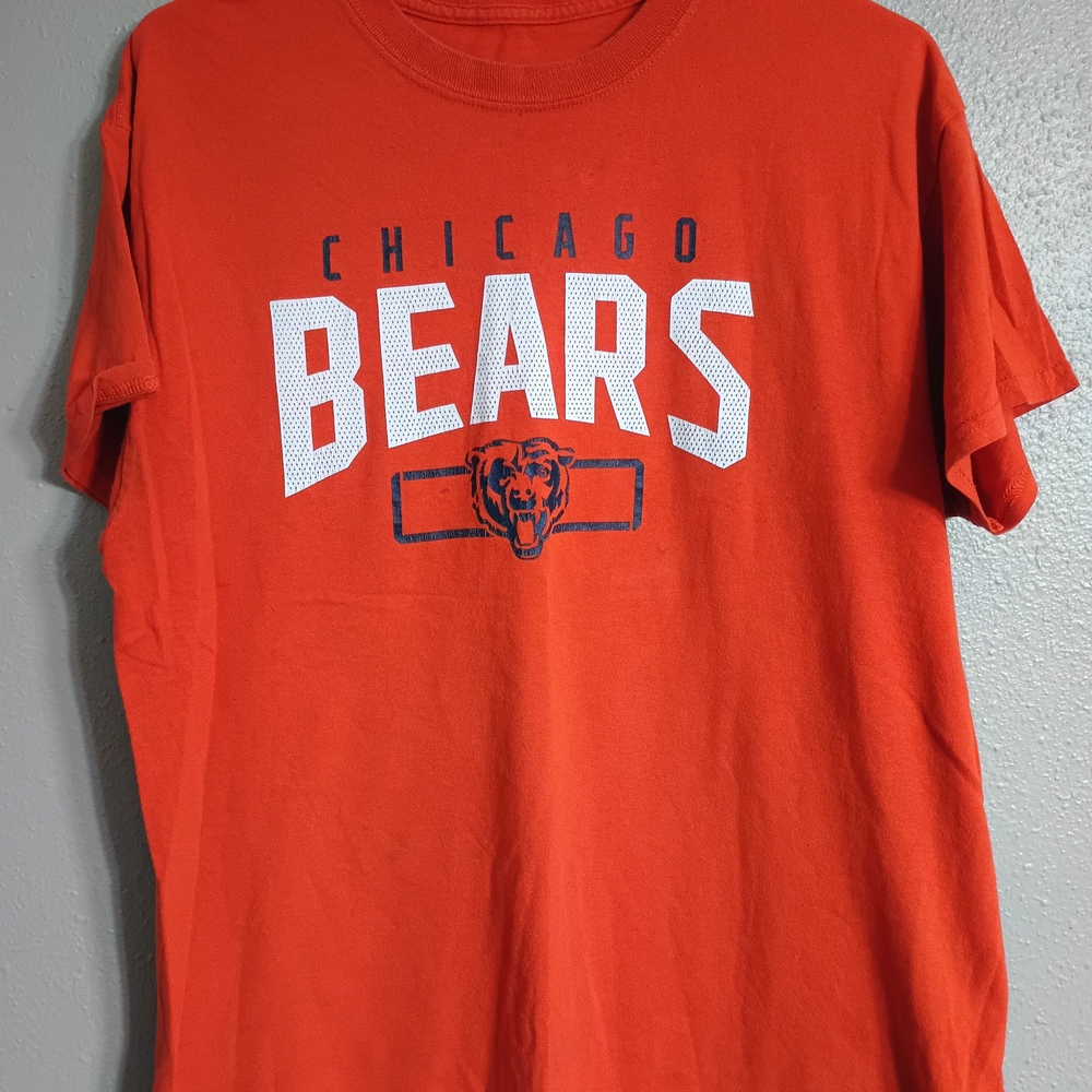 NFL Chicago Bears Orange Tee Size Large